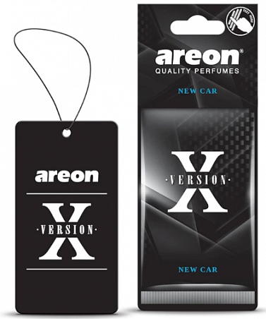 Ароматизатор подвесной картонный AREON X VERSION New Car